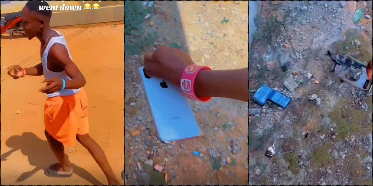Outrage as teenager destroys iPhone device for fun