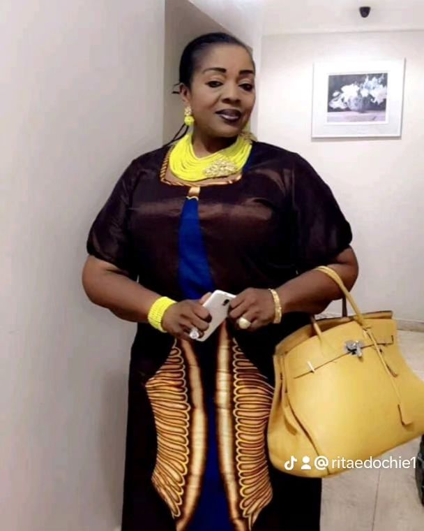 Rita Edochie reacts after Yul dragged his wife, May over alleged breast enlargement