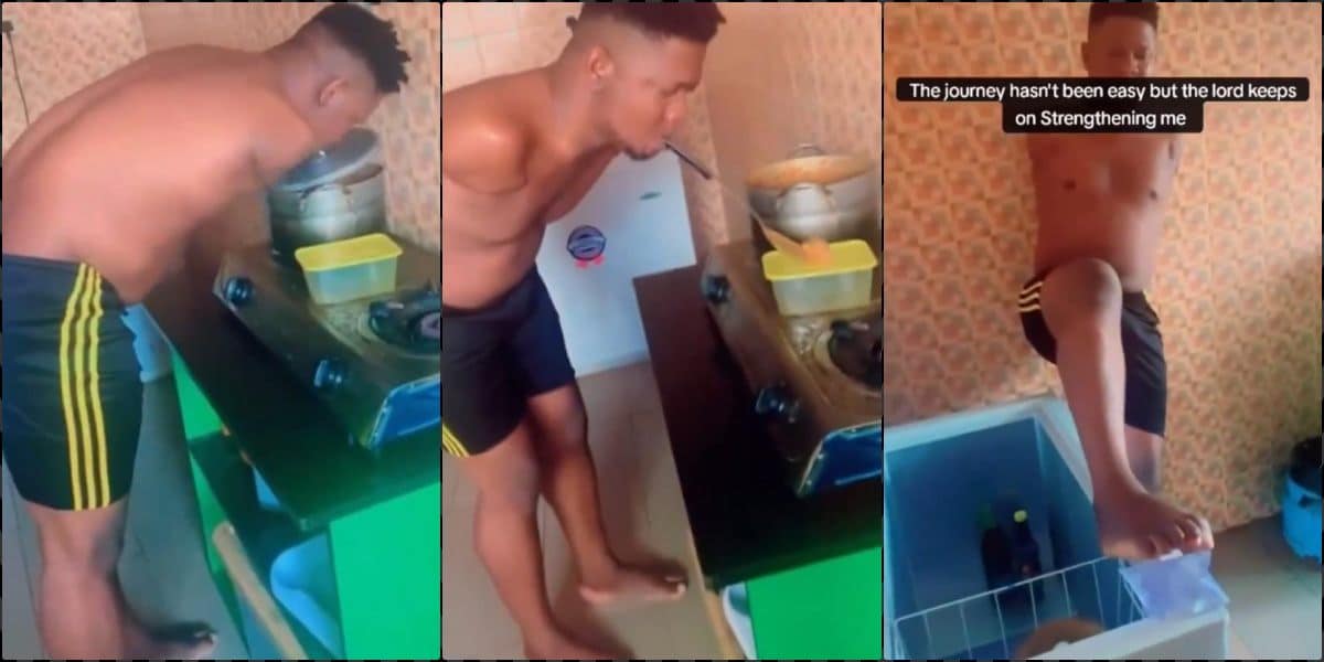 Touching video of amputee man going about his daily routine stirs emotions