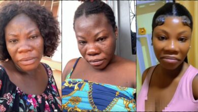Lady shares transformation during and after pregnancy