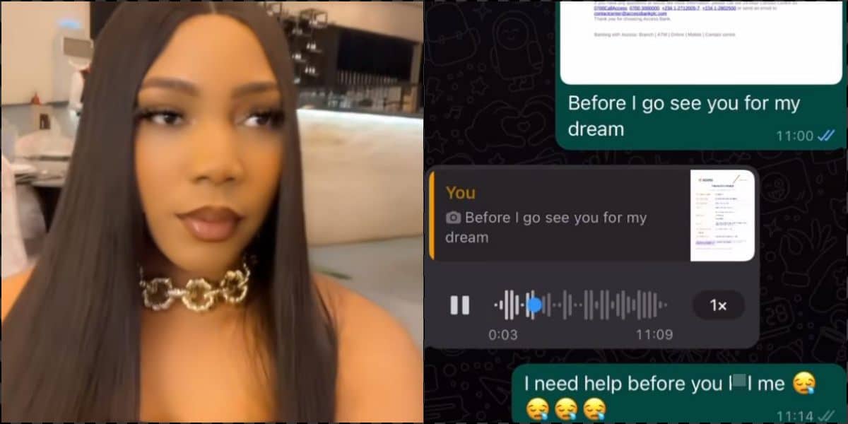 Lady shares unexpected response from brother after sending him N10K cash gift