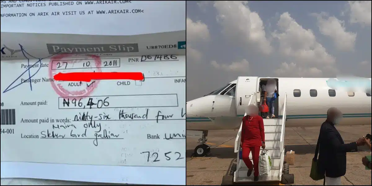 flight ticket london lagos 2011