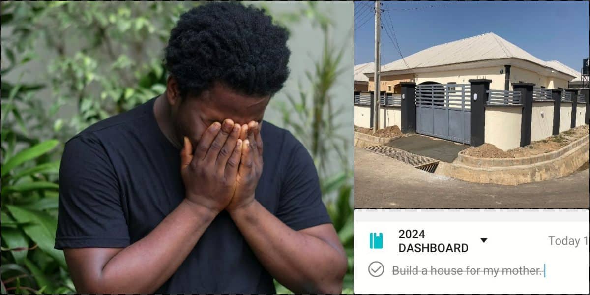 Man exposed following claims of building house for mother at age 25