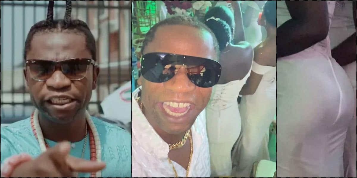 "You're embarrassing her" - Outrage as Speed Darlington records endowed lady at event
