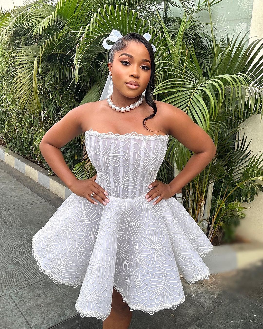 deacon famous veekee james wedding