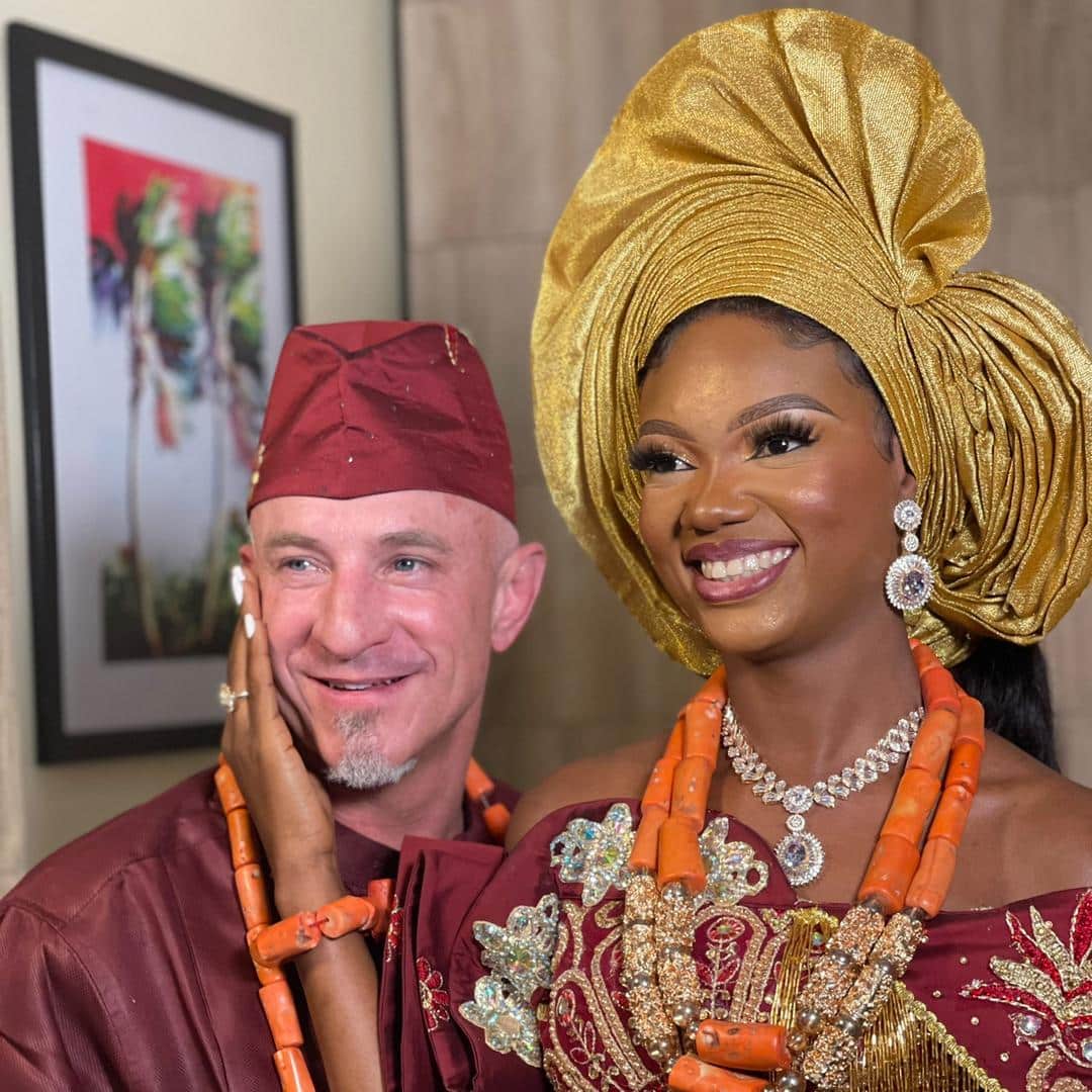 Caucasian man married to a Nigerian woman shares hilarious experience