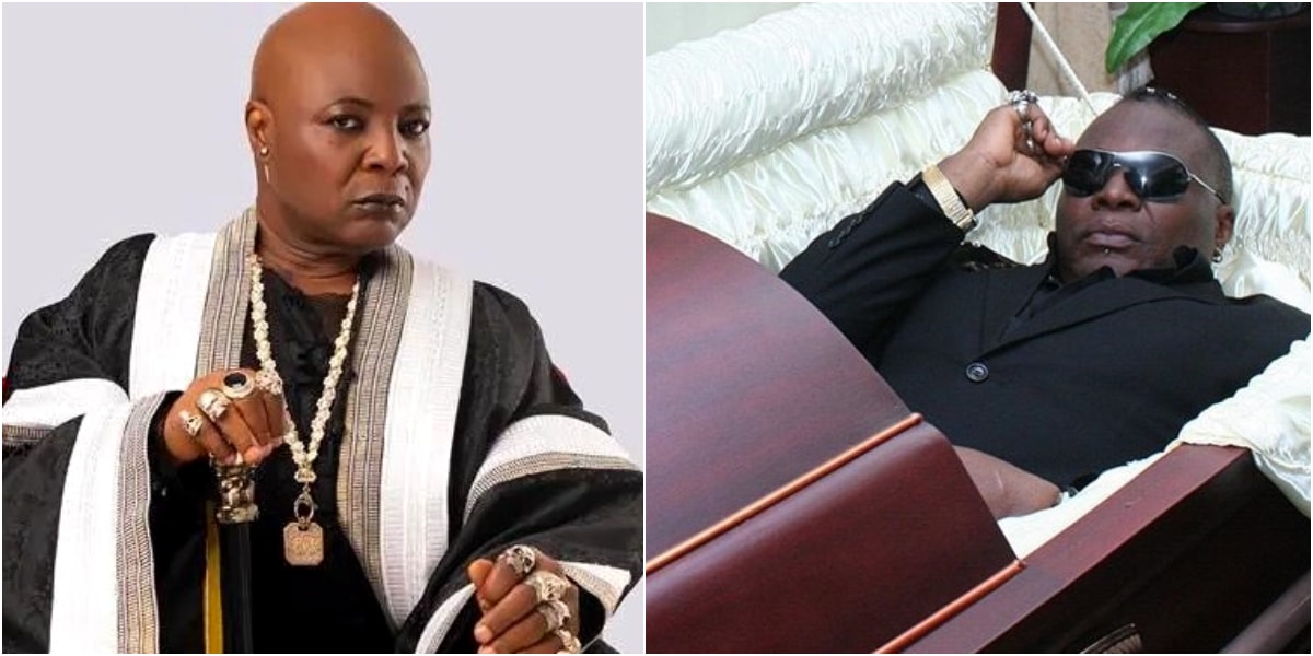 Nigerian experienced performer and media personality Charly Boy has disclosed why he sometimes sleeps in a coffin in his house. 