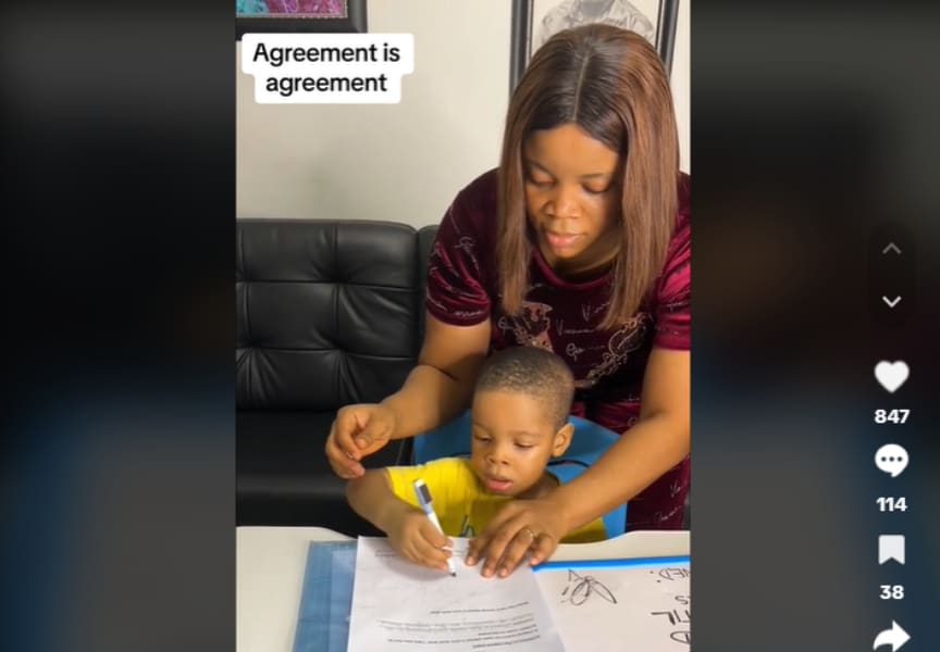 Mother makes son signs contract with her never to take girlfriend until age 21