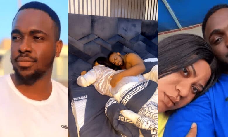 “Valentine no end well for me o" - Nkechi Blessing's boyfriend cries bitterly as actress rejects advances in bed