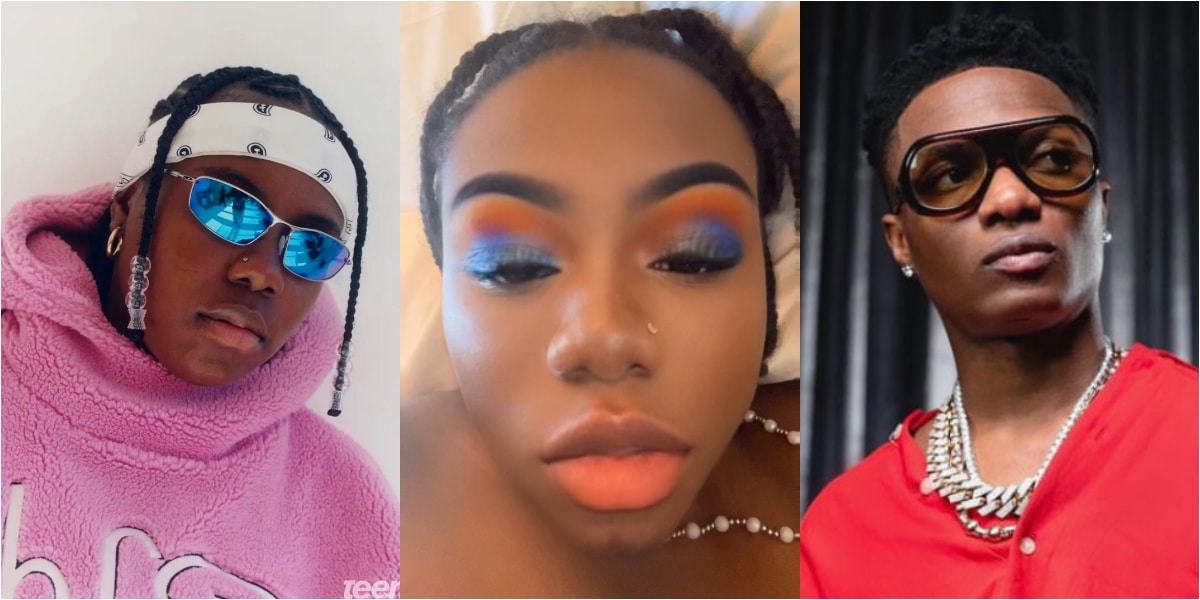 Teni Rida See Wizkid's reactions as Teni declares herself as the most beautiful lady