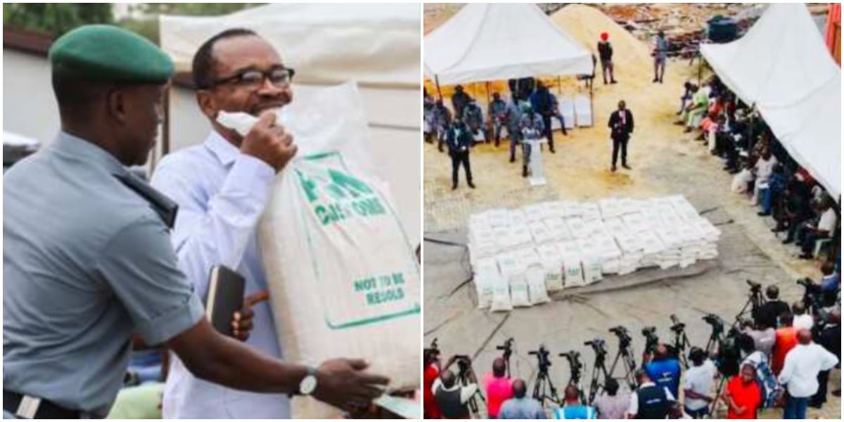 "Act fast" - Lady shares update on where half bag of rice is being sold for N10k