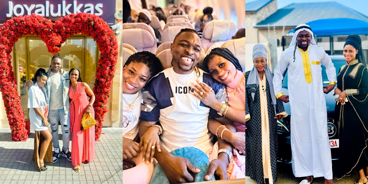 Ghanaian man two wives enjoy