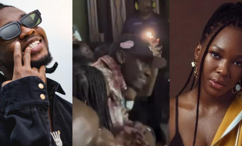 "It's not even funny" - Veeiye reacts to video of Omah Lay ‘borrowing’ a man’s girlfriend to rock on stage