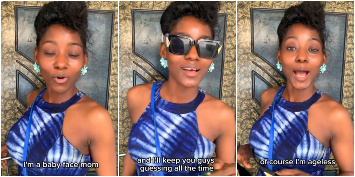 "I've given birth to 4 grown children" - Mother with baby face cries out as young people constantly toast her, ask for her number