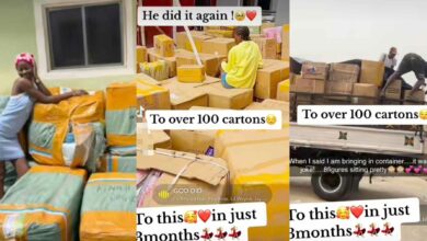 Businesswoman 10 100 cartons grows
