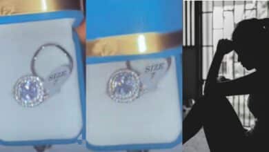 "It's like this man wants to leave me" – Lady in confusion as she finds engagement ring at her boyfriend's place