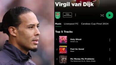 Omah Lay, Asake, Rema make Virgil van Dijk's top five tracks