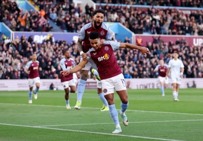 Watkins scores as Aston Villa beat Nottingham 4 - 2 to tighten top-four race