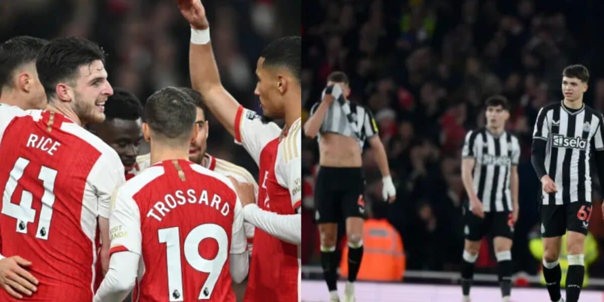 Havertz, Saka on target as Arsenal thrash Newcastle 4-1 to close in on Premier League