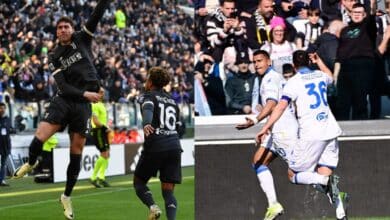 Serie A: Daniele Rugani scores last-gasp effort to hand Juventus 3-2 win against Frosinone