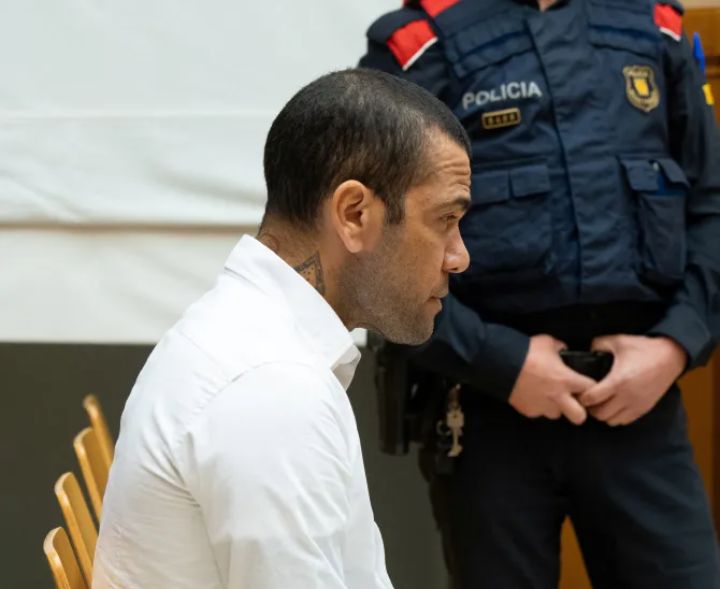 Dani Alves appears in court for 'rape' trial, faces possible 12-year prison sentence
