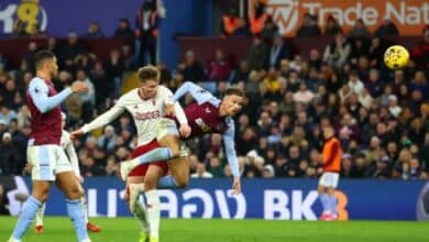 EPL: McTominay's late header secures dramatic win for Manchester United at Villa Park