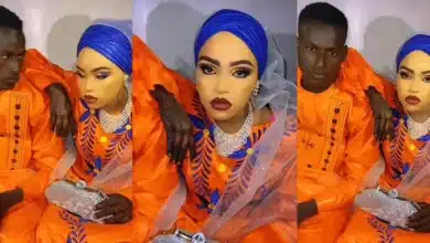 “Fear Dey catch the husband sef” — See bride’s makeup that got many people talking