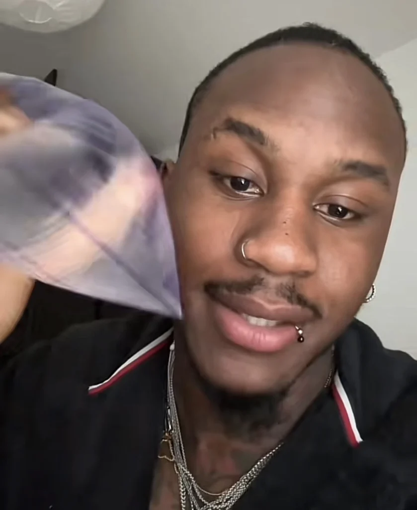 “Pure water don first me take flight” — Man celebrates mom for bringing him pure water to UK