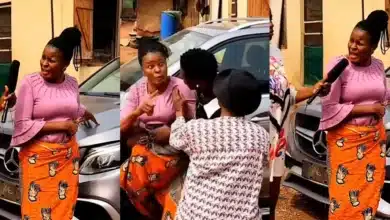 “Call the government to arrest him” — Mother says as her son buys Benz with no source of income