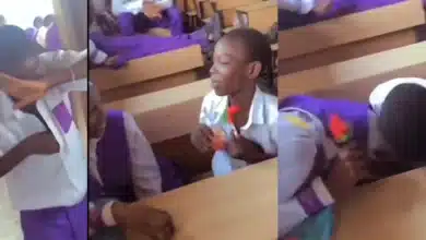 Schoolboy makes many adults jealous as he presents gifts to his student crush