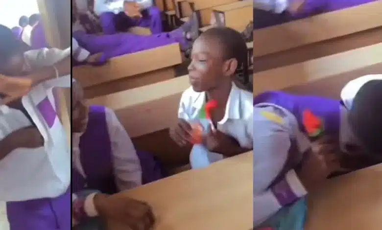 Schoolboy makes many adults jealous as he presents gifts to his student crush