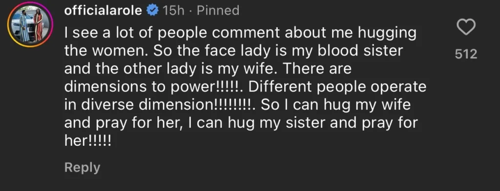 “There are dimensions to power” — Woli Arole says, as he opens up on relationship with women he hugged during prayer session 