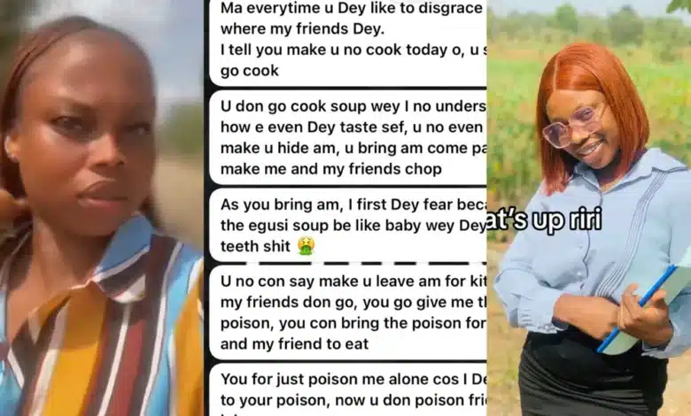 “You for just poison me alone because I dey used to am, you con bring am for my friends too ” — Man lambasts girlfriend over poorly cooked egusi