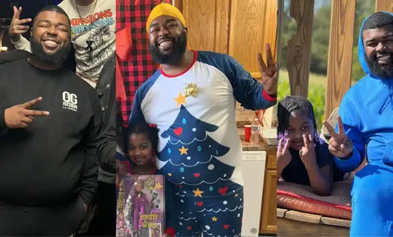 “She looked at me, then looked at my stomach” — Father shares reason his daughter did not ask him to participate in dads race