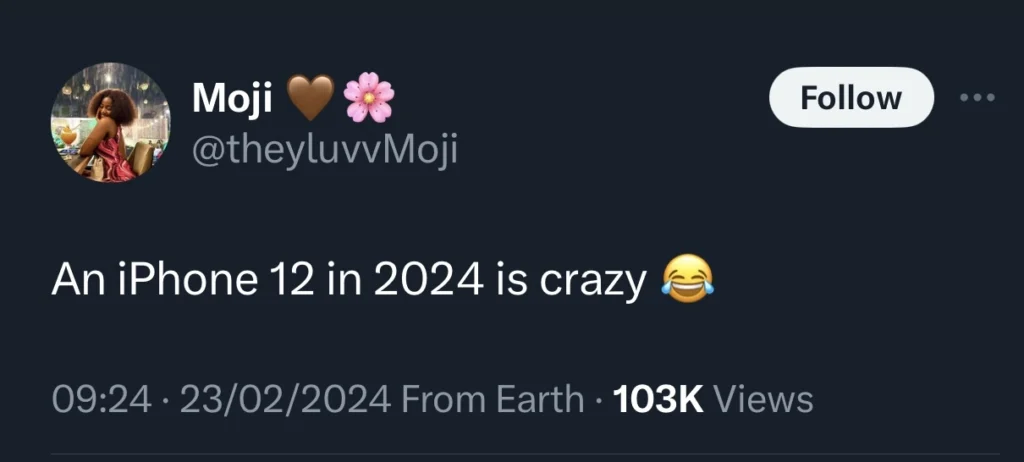 Woman gets dragged for mocking individuals who still use iPhone 12 in 2024