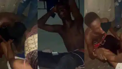 Lover boy cries and appeals to unbending girlfriend who broke up with him