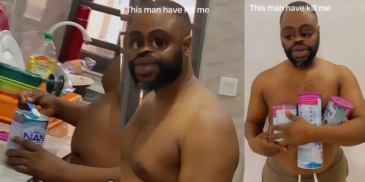 “You don go marry last born” — Woman shares evidence of her husband stealing baby food