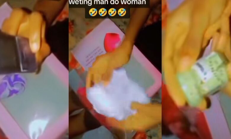 Drama as Nigerian man gifts his girlfriend a fairly used torchlight phone, Aboniki balm as Valentine's gifts