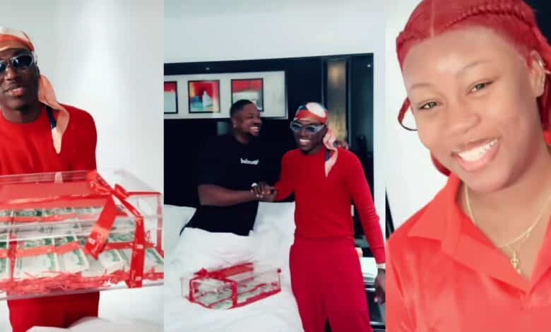 "Awwwwn, this is so cute" - Beautiful wife stuns husband with surprise valentine's gift delivered by Spyro