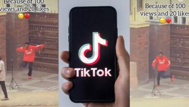 "Because of 100 views, 20 likes" - Knocks as young Nigerian dances, records video for TikTok amid hardship
