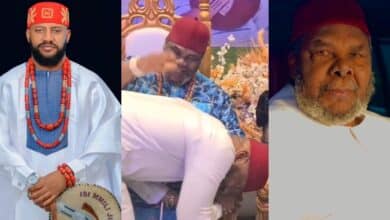 "Nobody comes close to you" – Yul Edochie lauds father, Pete Edochie for supporting his ministry