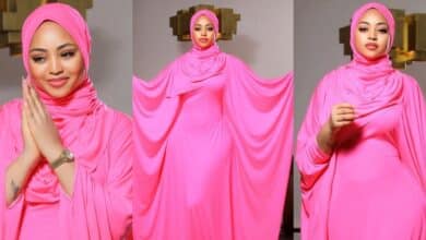 Speculations as Regina Daniels steps out in Hijab outfit