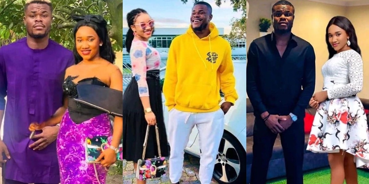"Nigerian babes are not playing" – Reactions as Lady photoshops herself into Stanley Nwabali's pictures