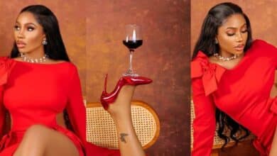 "Love is not just about romance" – Mercy Eke shares stunning photos as she celebrates lone Valentine Day