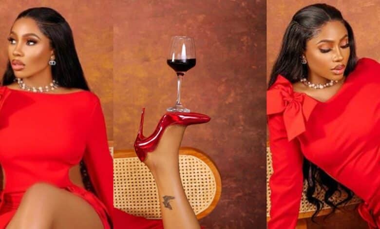 "Love is not just about romance" – Mercy Eke shares stunning photos as she celebrates lone Valentine Day