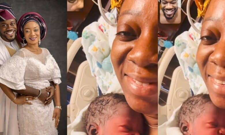 Deyemi Okanlawon and wife welcome third child