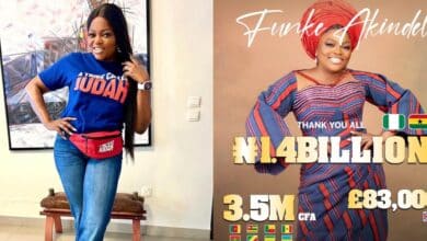 "Thanks for making it the biggest movie for me" – Funke Akindele pens appreciation as 'A Tribe Called Judah' hits over N1.4 billion in box office