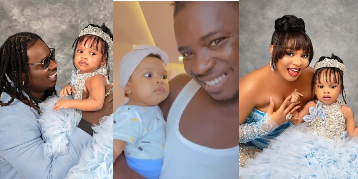 Lord Lamba shares photos of his child with Queen Mercy
