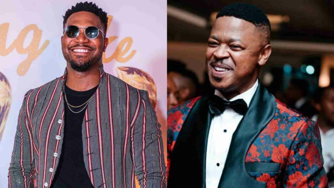 AFCON: Kunle Remi share schat with South African colleague, Zolisa Xaluva