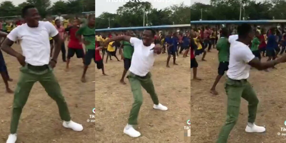 "Whatever you do, do it well" – Viral dancing Corper reportedly gifted N1M by school's old boys' association